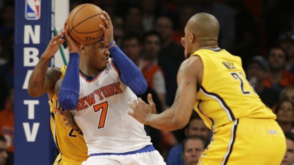 Carmelo Knicks Pacers