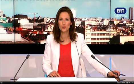 Η κρατική τηλεόραση του Βελγίου βγαίνει με το σήμα της ΕΡΤ