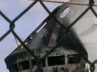 Πυρκαγιά σε κρουαζιερόπλοιο στα Ναυπηγεία Χαλκίδας