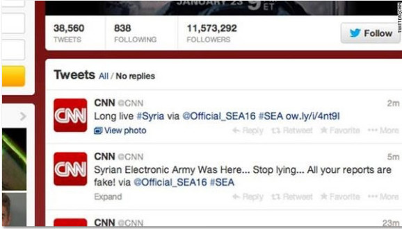 Σύροι χάκαραν το CNN