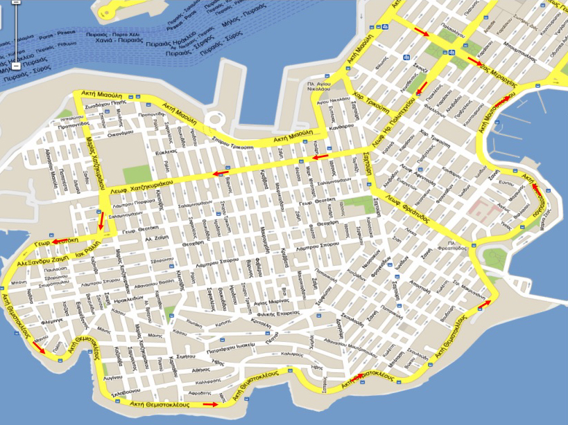 Ο νέος κυκλοφοριακός χάρτης του Πειραιά