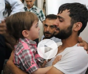 Σύρος πατέρας αντικρίζει το παιδί του, που νόμιζε νεκρό