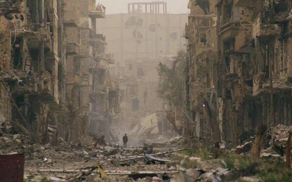 Συγκλονιστική φωτογραφία από τον πόλεμο στη Συρία