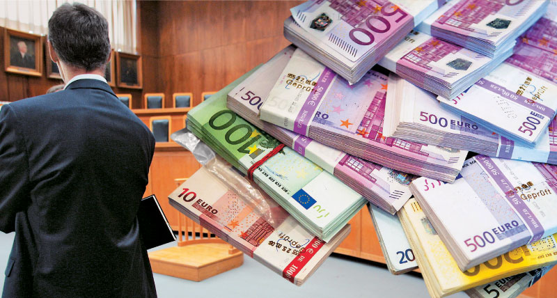 Χάνει  7 δισ. ευρώ το κράτος από το έμφραγμα στη δικαιοσύνη